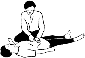Shiatsu diagnosis is done by touching each meridian zone in the hara.